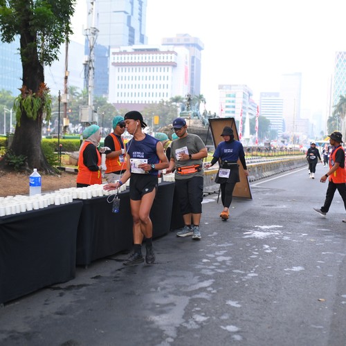 Race photo from KEMLU RUN 2026