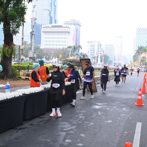 Race photo from KEMLU RUN 2026