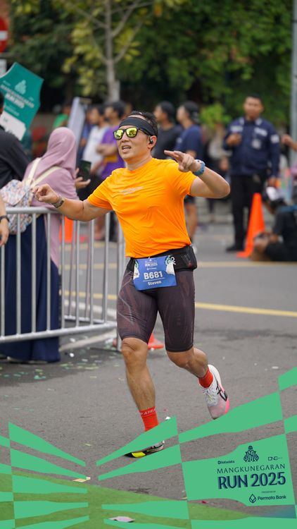Race photo from Mangkunegaran Run 2025