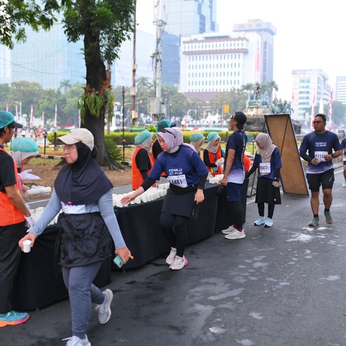 Race photo from KEMLU RUN 2026