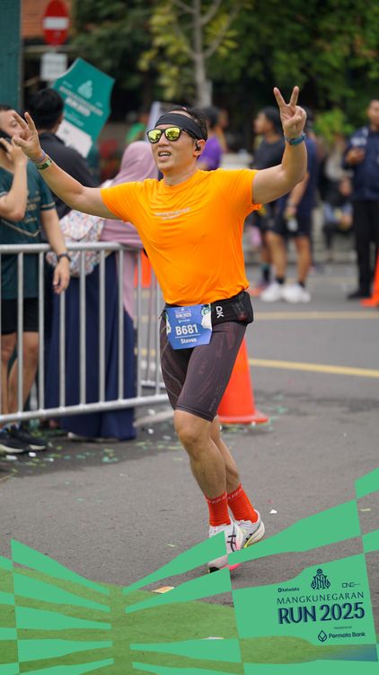 Race photo from Mangkunegaran Run 2025