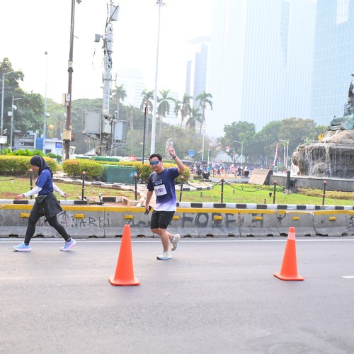 Race photo from KEMLU RUN 2026