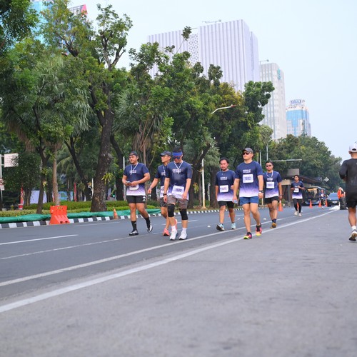 Race photo from KEMLU RUN 2026