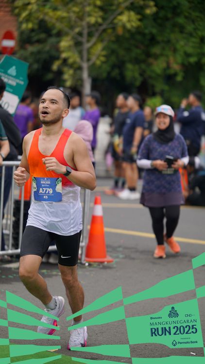 Race photo from Mangkunegaran Run 2025