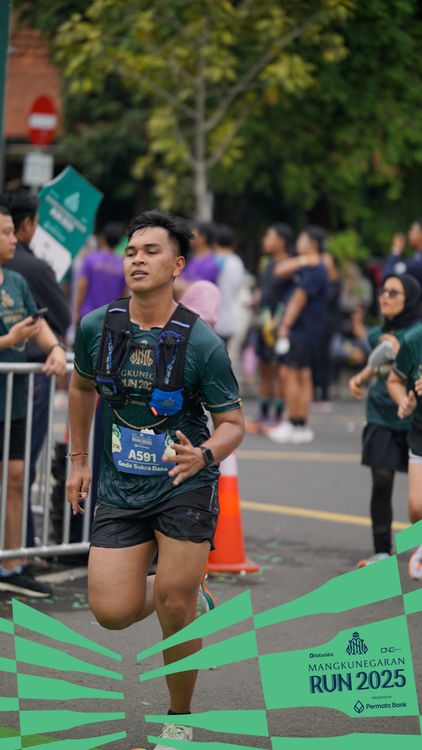 Race photo from Mangkunegaran Run 2025