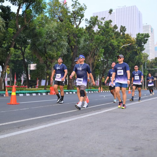 Race photo from KEMLU RUN 2026