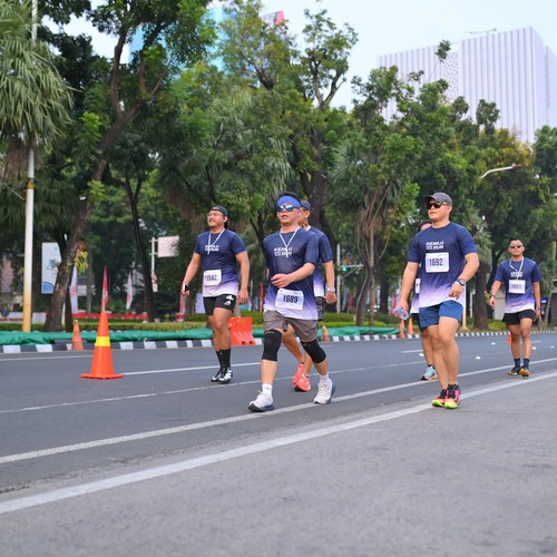 Race photo from KEMLU RUN 2026