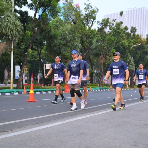 Race photo from KEMLU RUN 2026