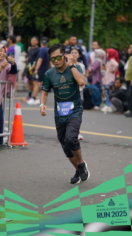 Race photo from Mangkunegaran Run 2025