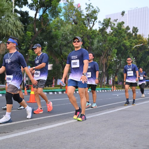 Race photo from KEMLU RUN 2026