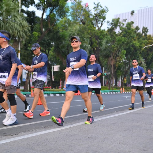 Race photo from KEMLU RUN 2026