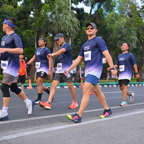 Race photo from KEMLU RUN 2026