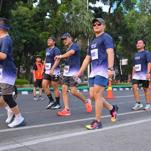 Race photo from KEMLU RUN 2026