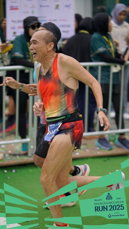 Race photo from Mangkunegaran Run 2025