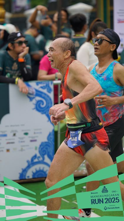 Race photo from Mangkunegaran Run 2025