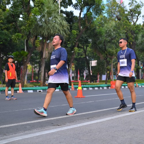 Race photo from KEMLU RUN 2026