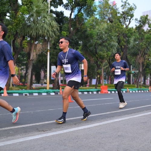 Race photo from KEMLU RUN 2026