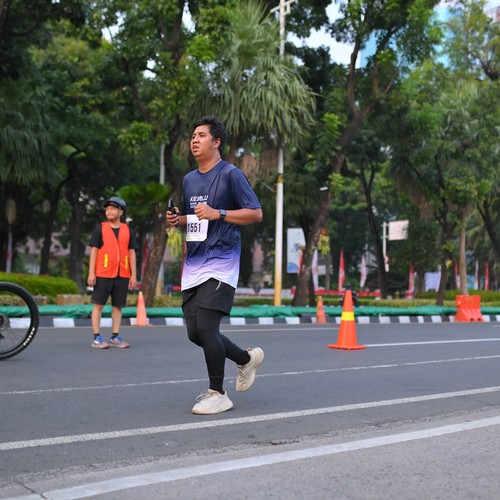 Race photo from KEMLU RUN 2026