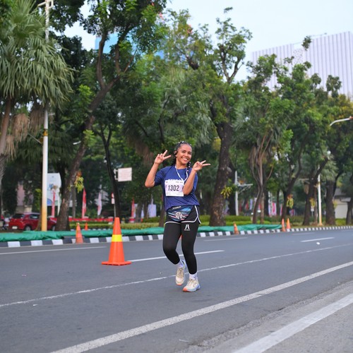 Race photo from KEMLU RUN 2026