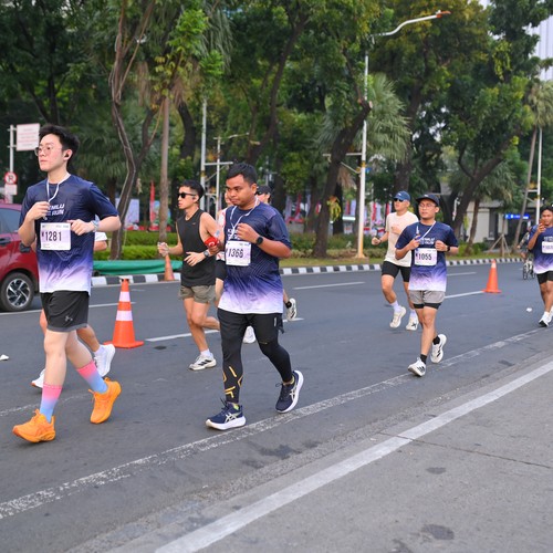 Race photo from KEMLU RUN 2026