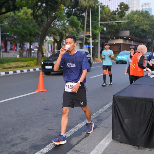 Race photo from KEMLU RUN 2026