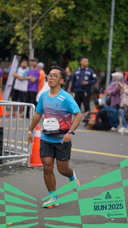 Race photo from Mangkunegaran Run 2025