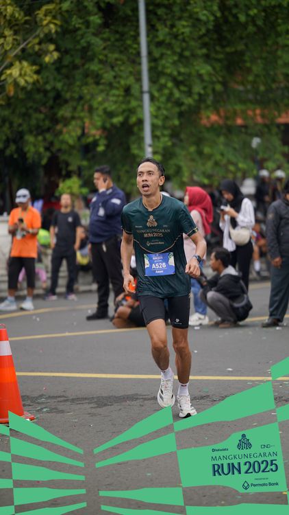 Race photo from Mangkunegaran Run 2025