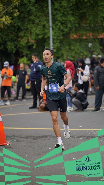 Race photo from Mangkunegaran Run 2025