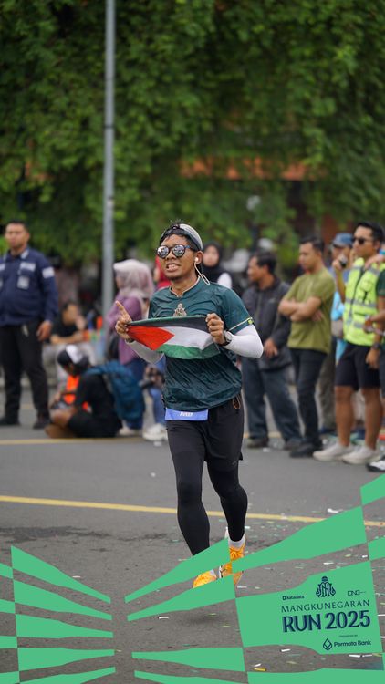 Race photo from Mangkunegaran Run 2025
