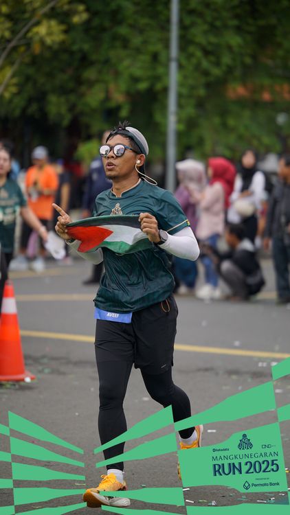 Race photo from Mangkunegaran Run 2025
