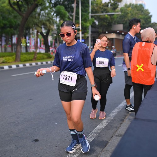 Race photo from KEMLU RUN 2026