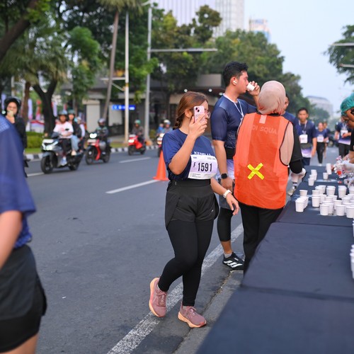 Race photo from KEMLU RUN 2026
