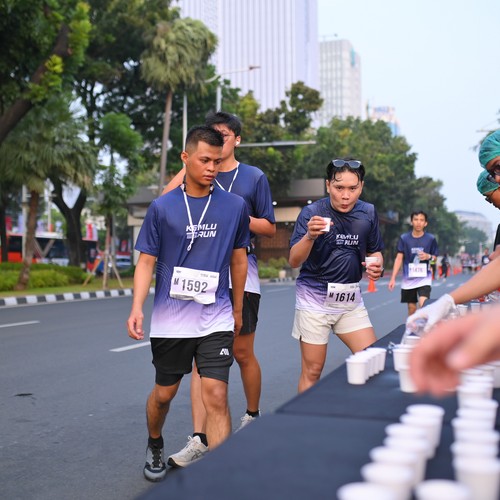 Race photo from KEMLU RUN 2026