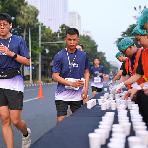Race photo from KEMLU RUN 2026