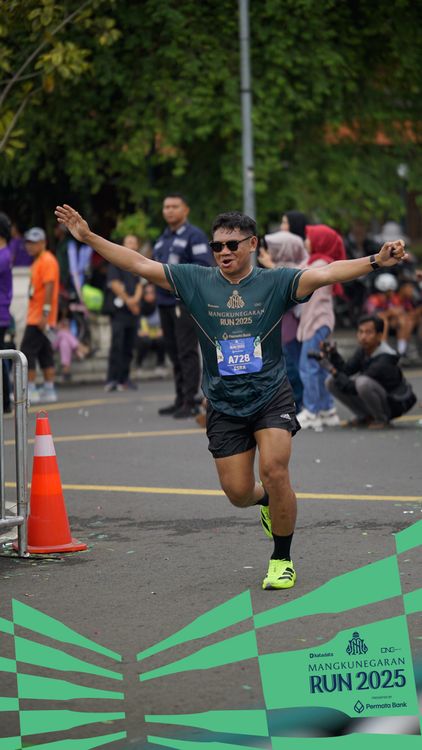 Race photo from Mangkunegaran Run 2025