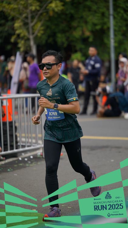 Race photo from Mangkunegaran Run 2025