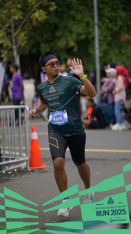 Race photo from Mangkunegaran Run 2025
