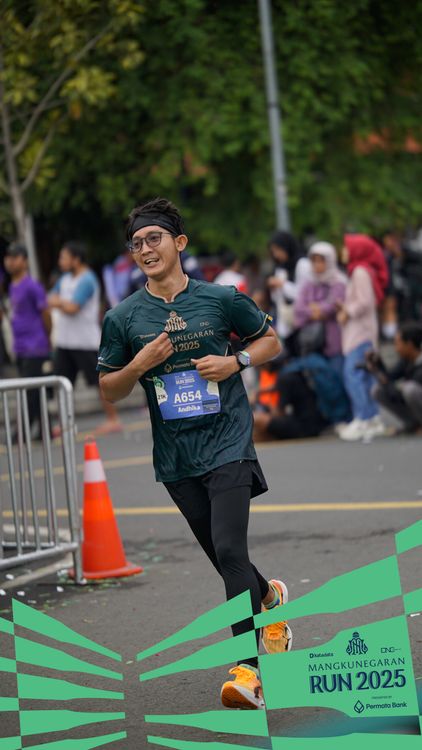 Race photo from Mangkunegaran Run 2025