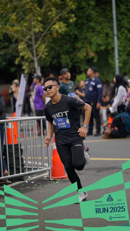 Race photo from Mangkunegaran Run 2025