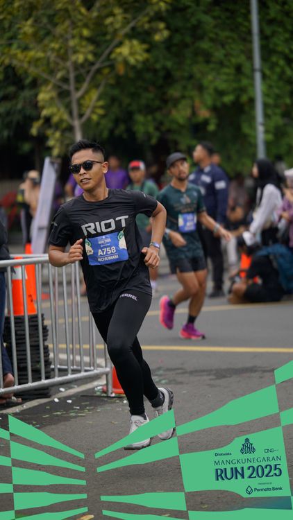 Race photo from Mangkunegaran Run 2025
