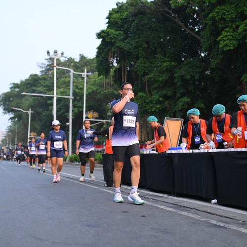 Race photo from KEMLU RUN 2026