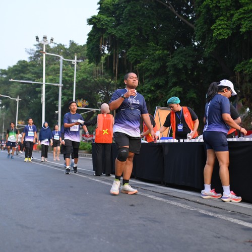 Race photo from KEMLU RUN 2026