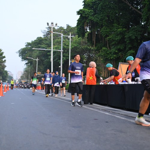 Race photo from KEMLU RUN 2026