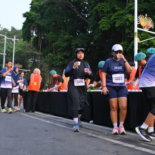 Race photo from KEMLU RUN 2026