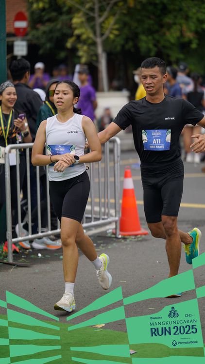 Race photo from Mangkunegaran Run 2025