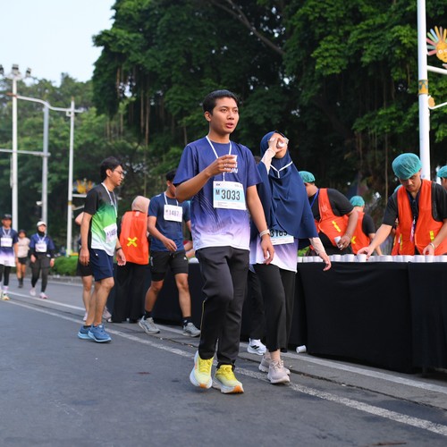 Race photo from KEMLU RUN 2026