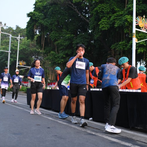 Race photo from KEMLU RUN 2026