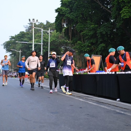 Race photo from KEMLU RUN 2026