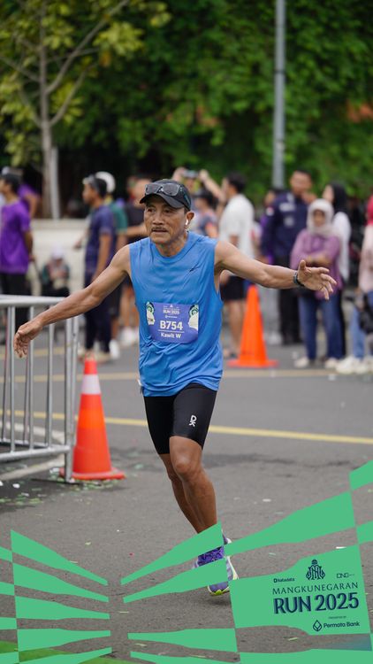 Race photo from Mangkunegaran Run 2025