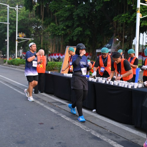 Race photo from KEMLU RUN 2026